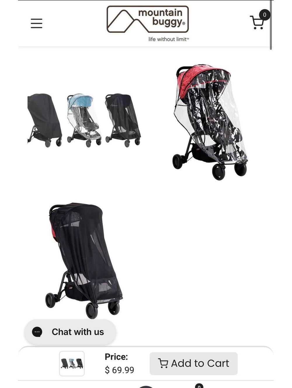 Mountain Buggy stroller covers